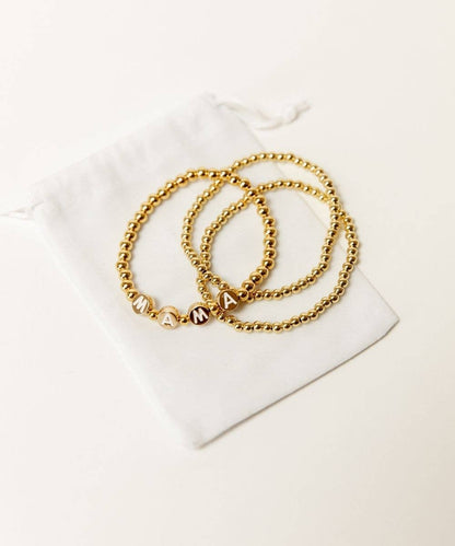18K Gold Plated Set of 3 for Mama Bracelet Set