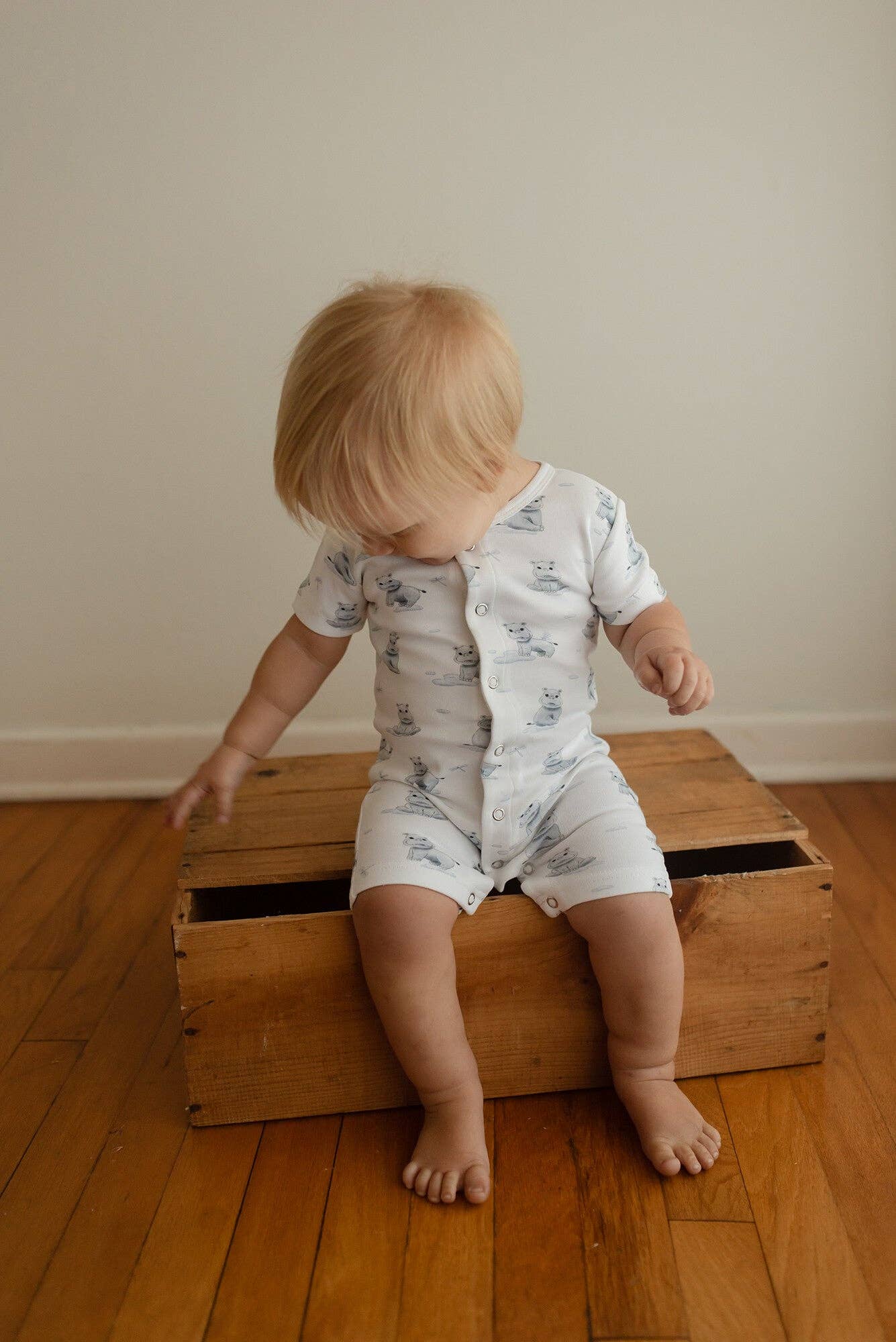 Baby Hippo Organic Romper