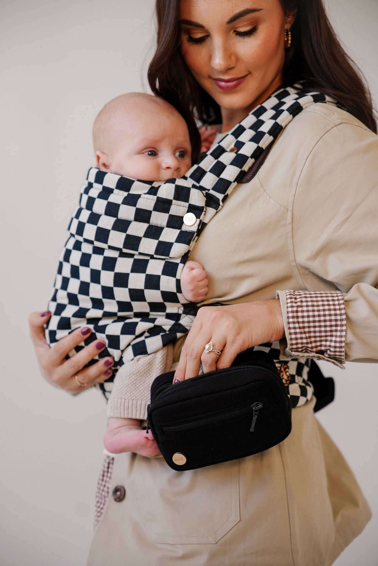 The Monarch Accessory Bag - Houndstooth