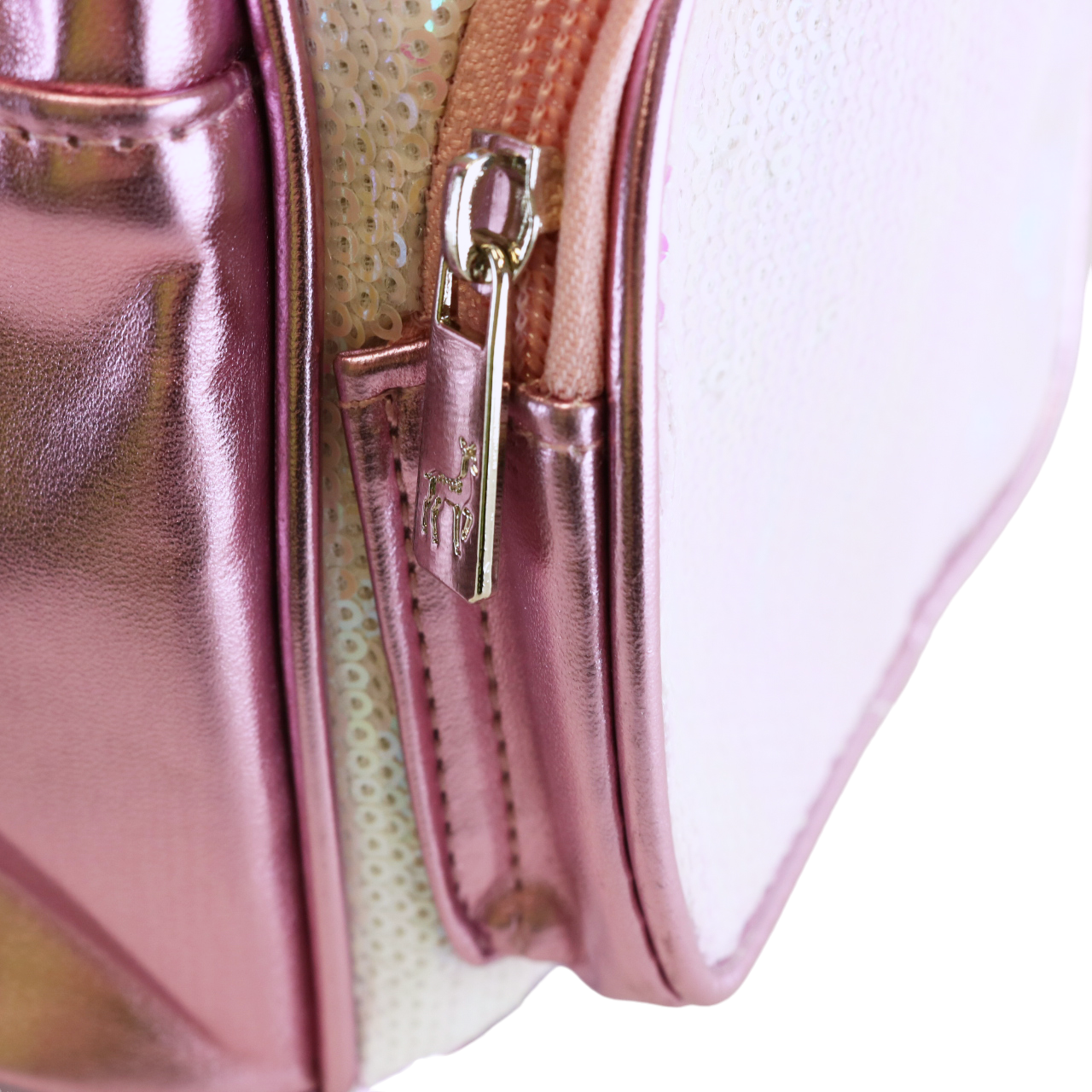 Pink Sequin Bunny Backpack