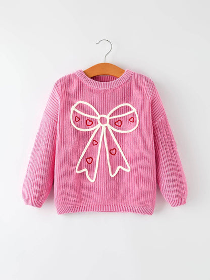 Valentine's Day Bow Sweater