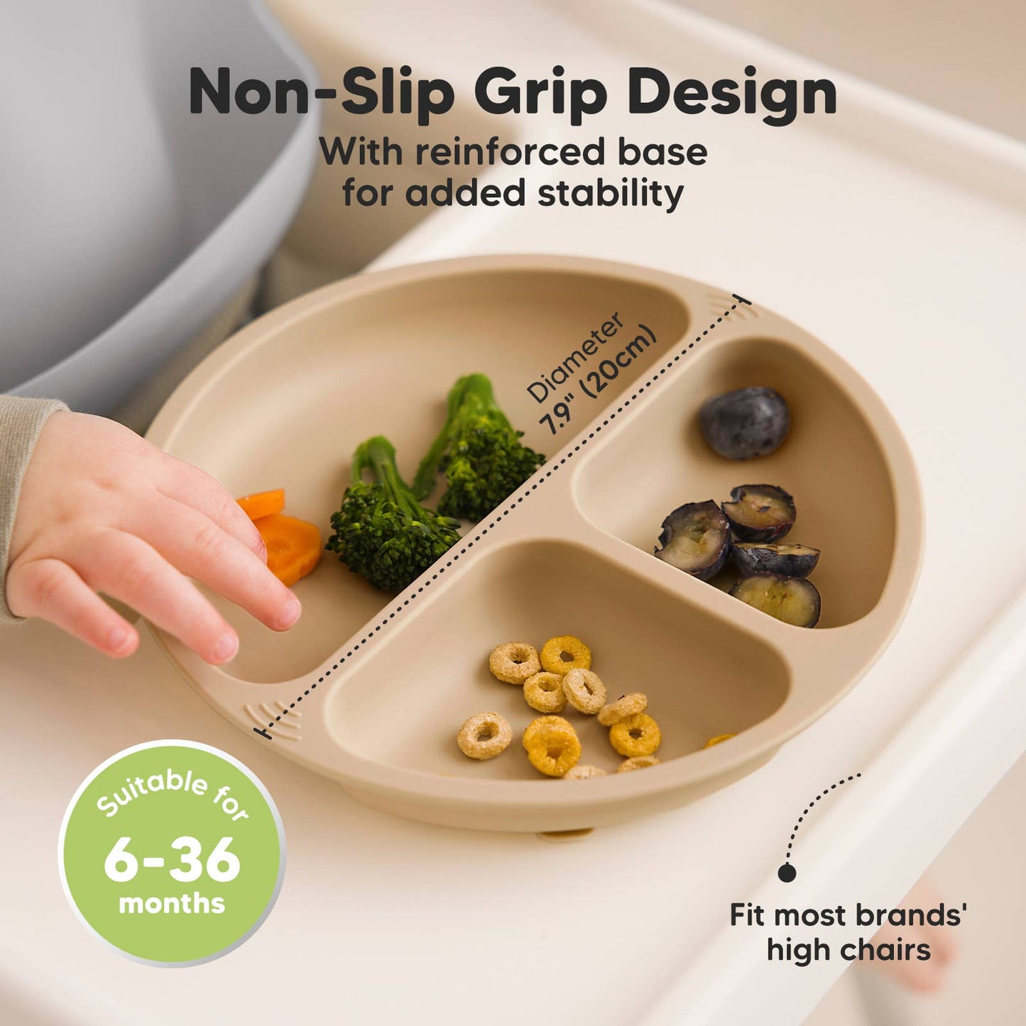 3-Pack Prep Suction Plates