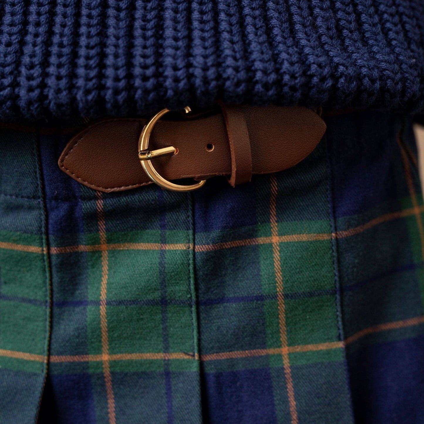 Organic Pleated Skirt