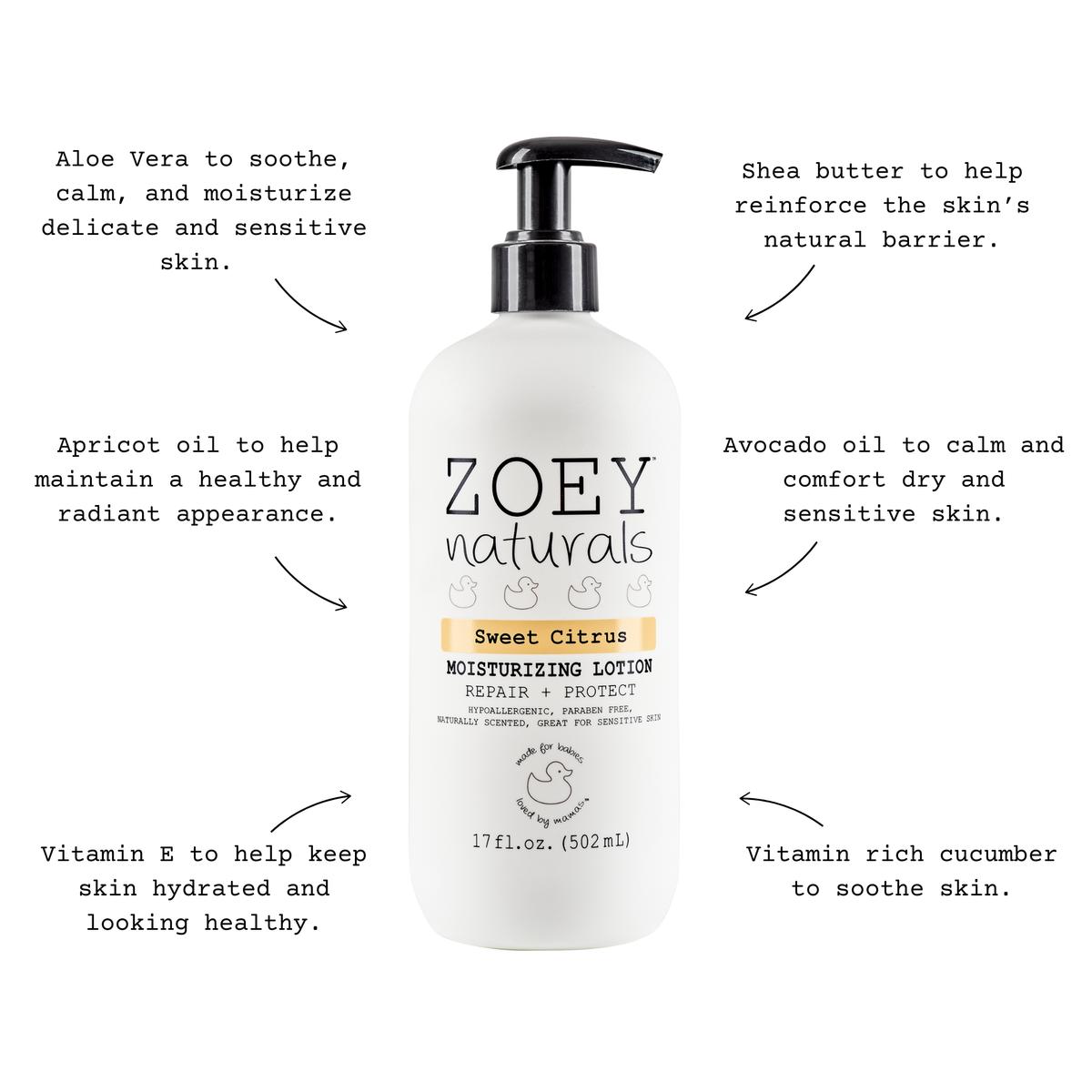 Sweet Citrus Moisturizing Lotion