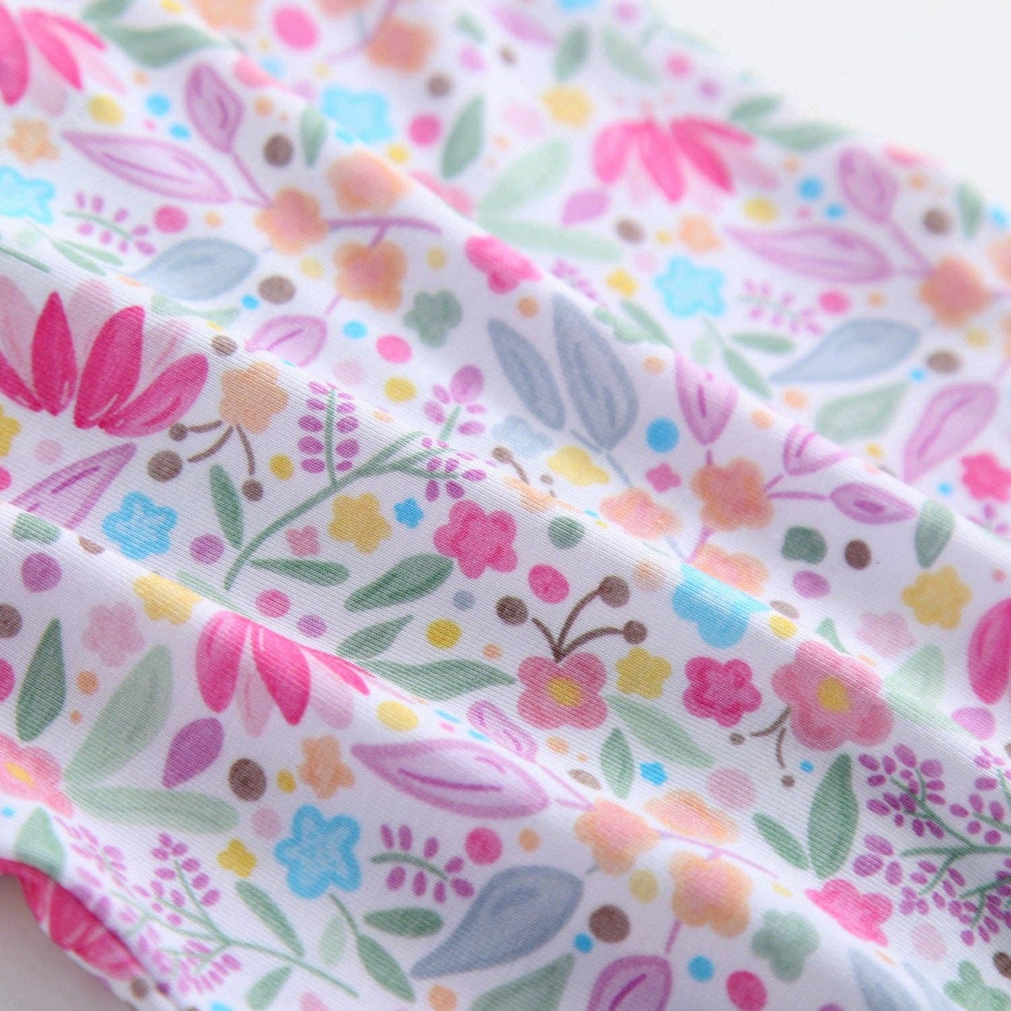 Tiny Blooms Ruffled Pjs