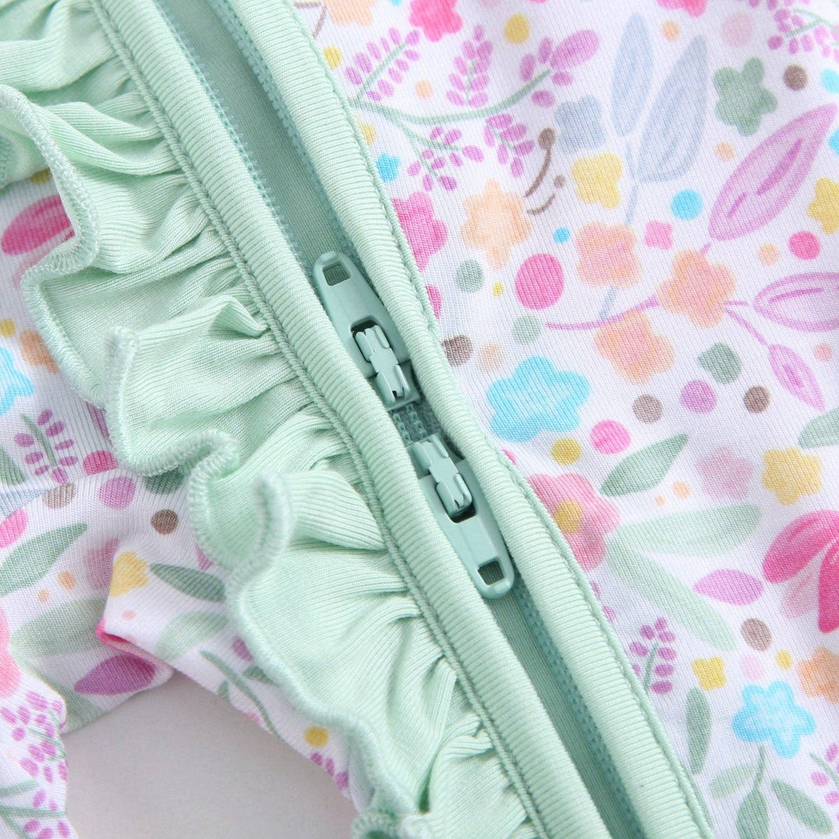 Tiny Blooms Ruffled Pjs