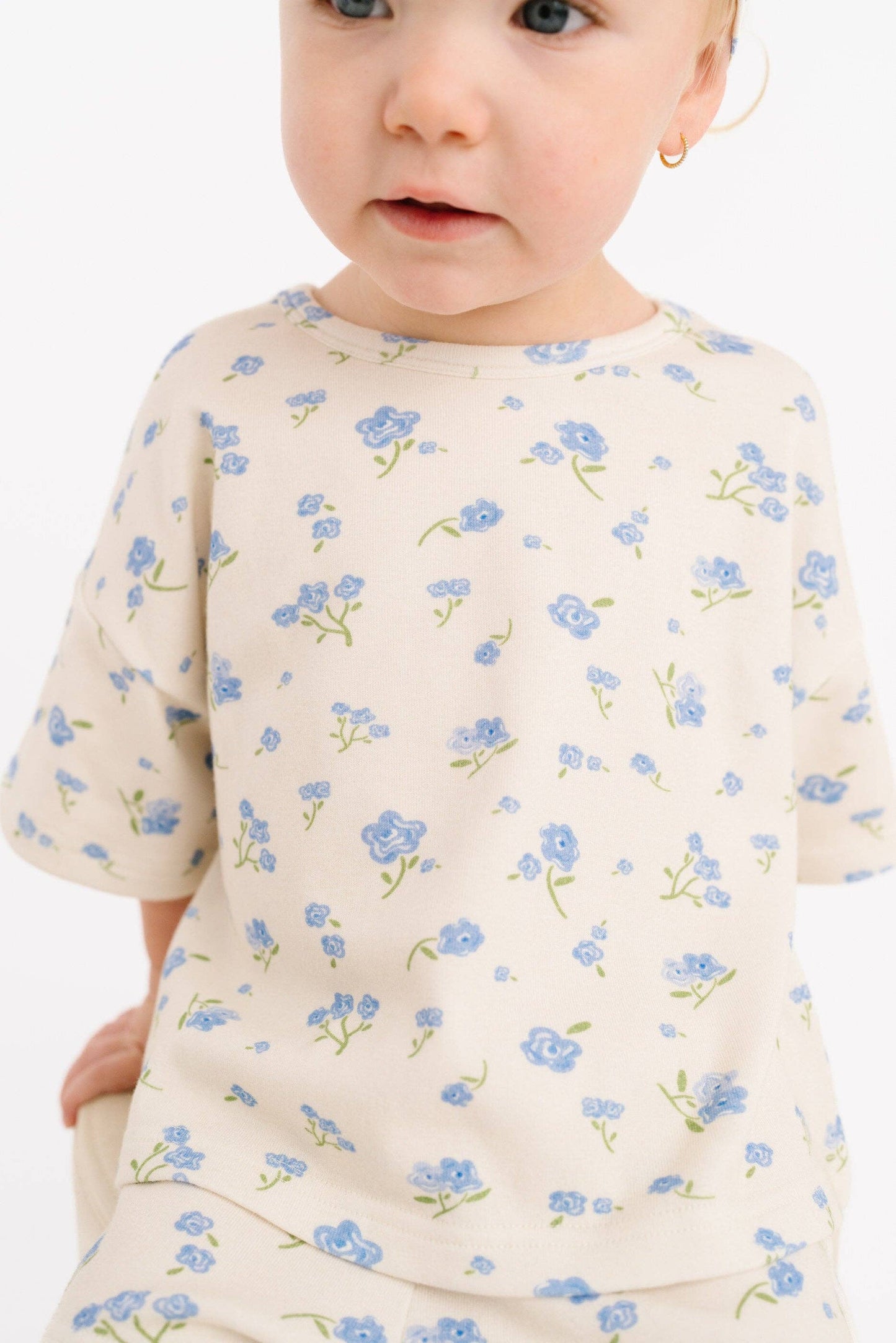 Blue Blooms Slouchy Set
