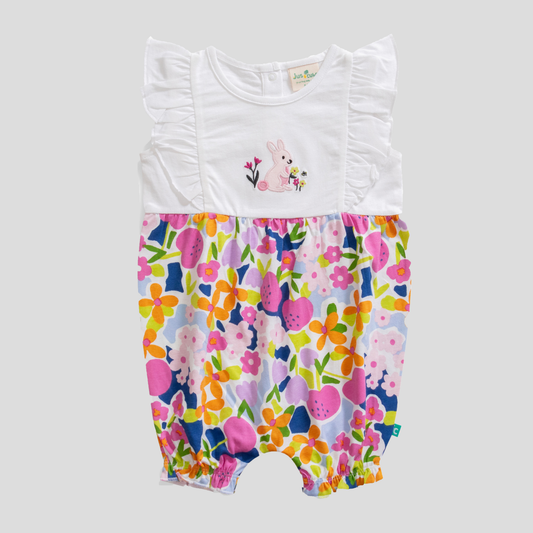 Ruffled Bunny Romper