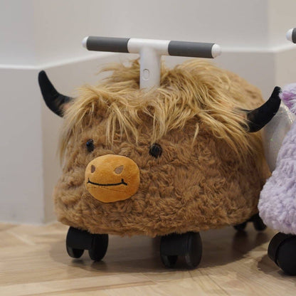 Highland Cow Hairies Ride-On Toy