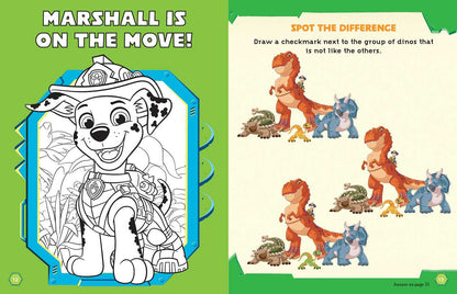 Paw Patrol The Dino Movie: Book and Magnetic Play Set