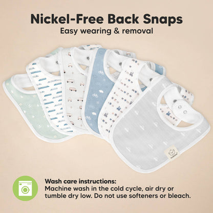 8-pack Urban Drool Bibs Vessels