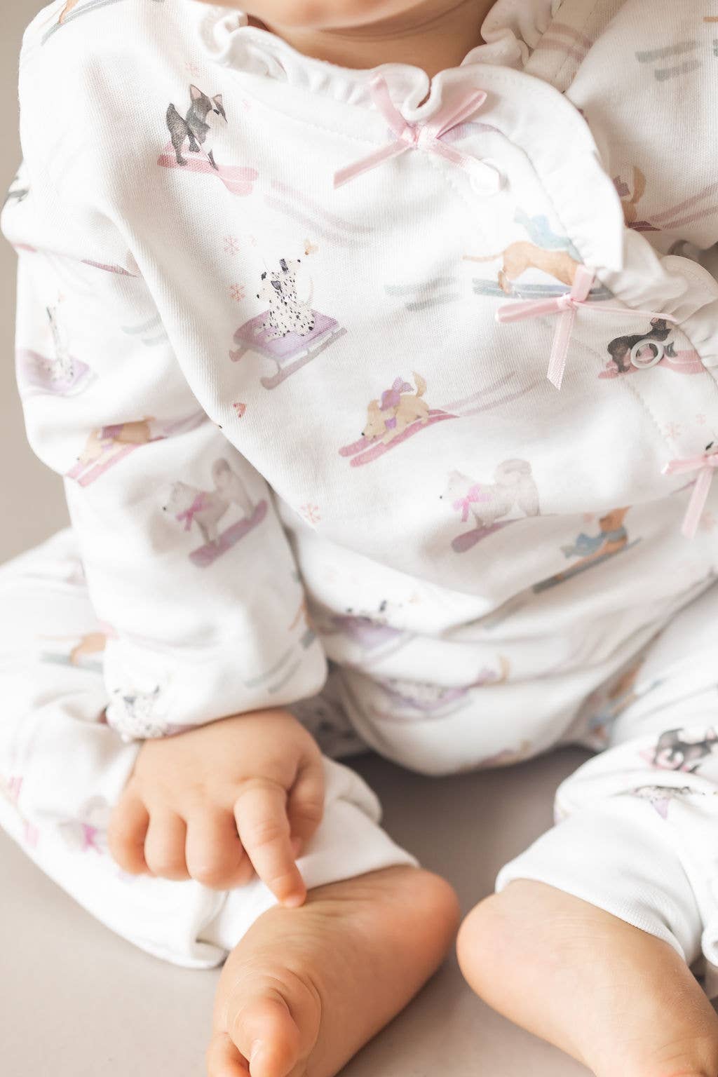 Ski Pups Pima Baby Onesies