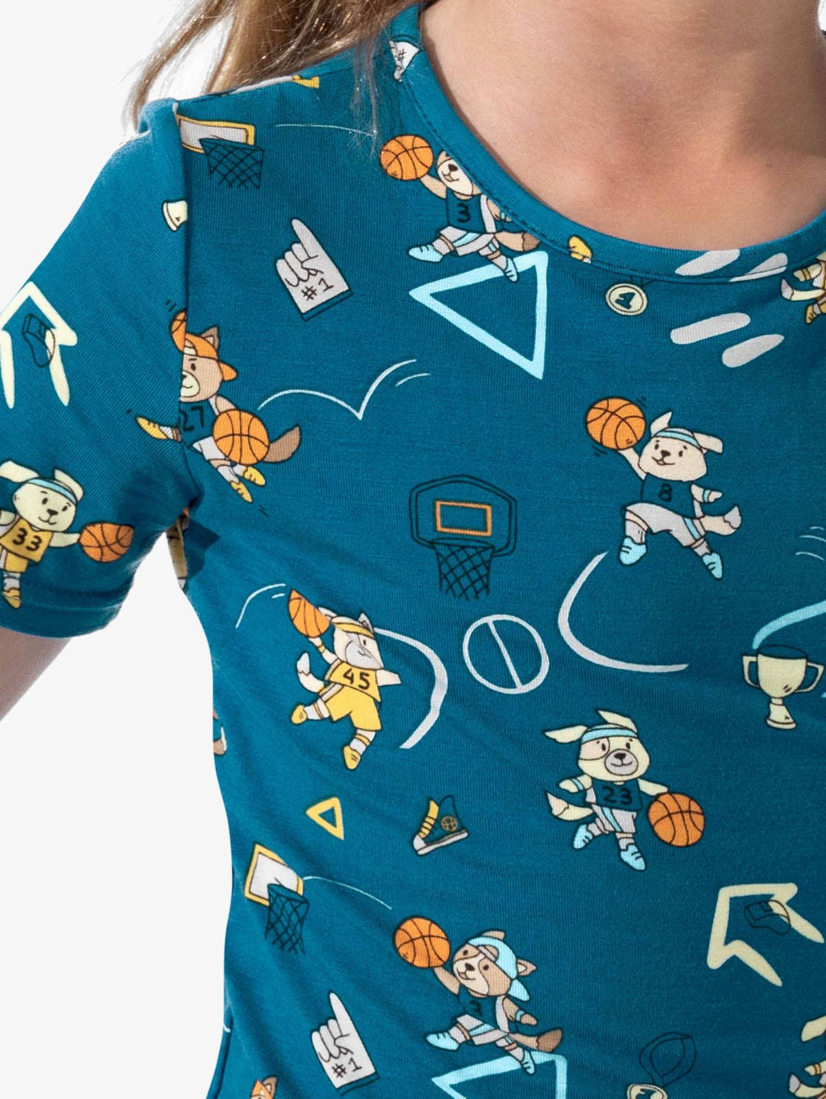 Basketball Pjs Short Set