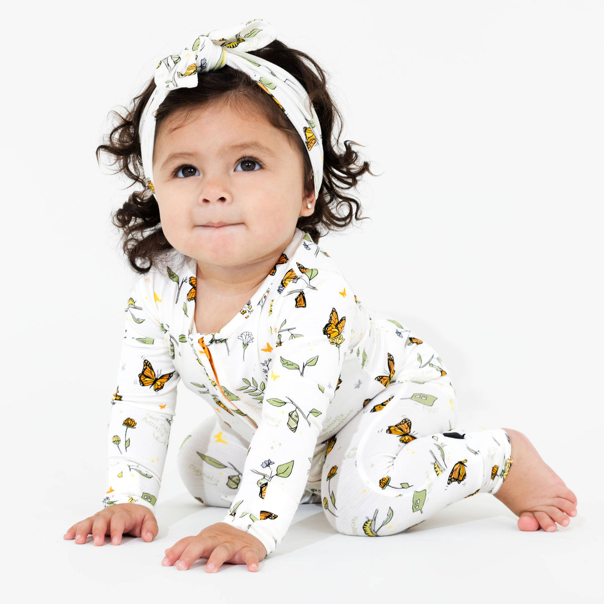 Monarch Butterfly Convertible Footie