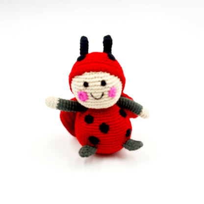 Red Lady Bird Rattle