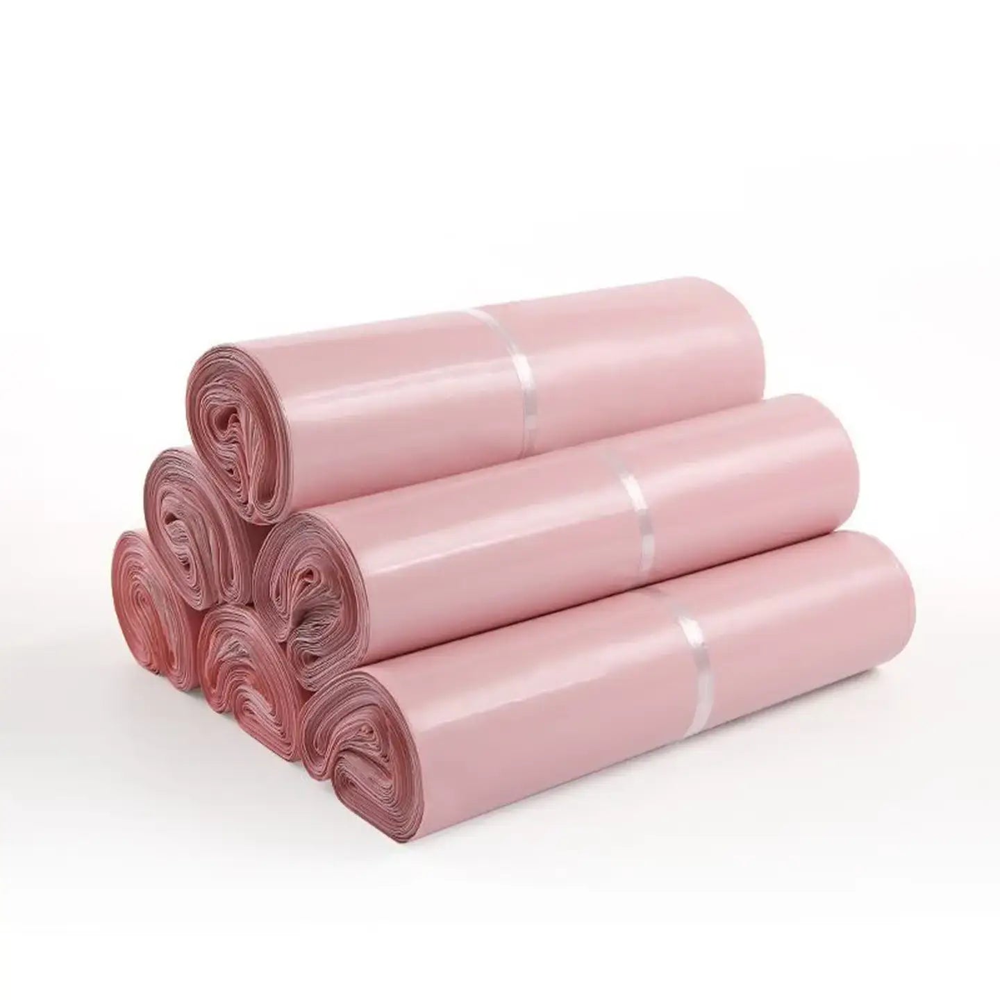 100pcs, HEAVY DUTY 0.12mm Pink Poly Mailer Shipping Bag