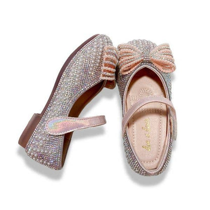 Pearl Bowtie Flat Shoes