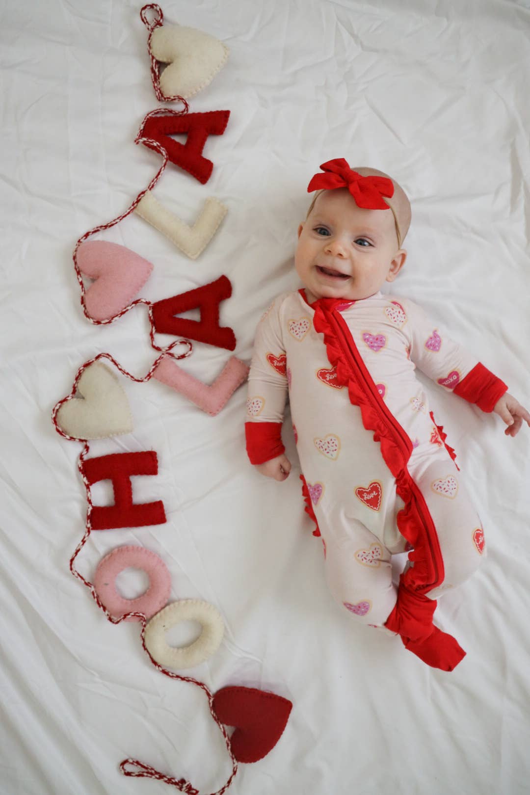 Valentines Day Bamboo Onesie