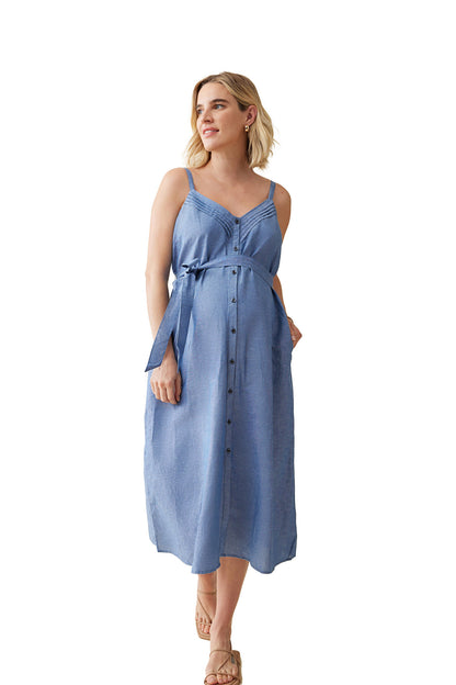 Maternity Chambray Dress