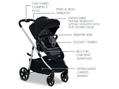 Britax Grove® Stroller with CozyFit® Insert