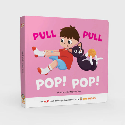 Pull, Pull, Pop! Pop! Board Book