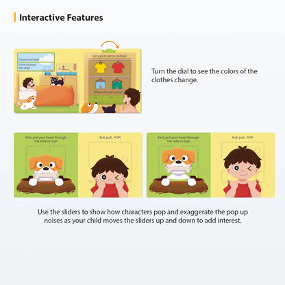 Pull, Pull, Pop! Pop! Board Book