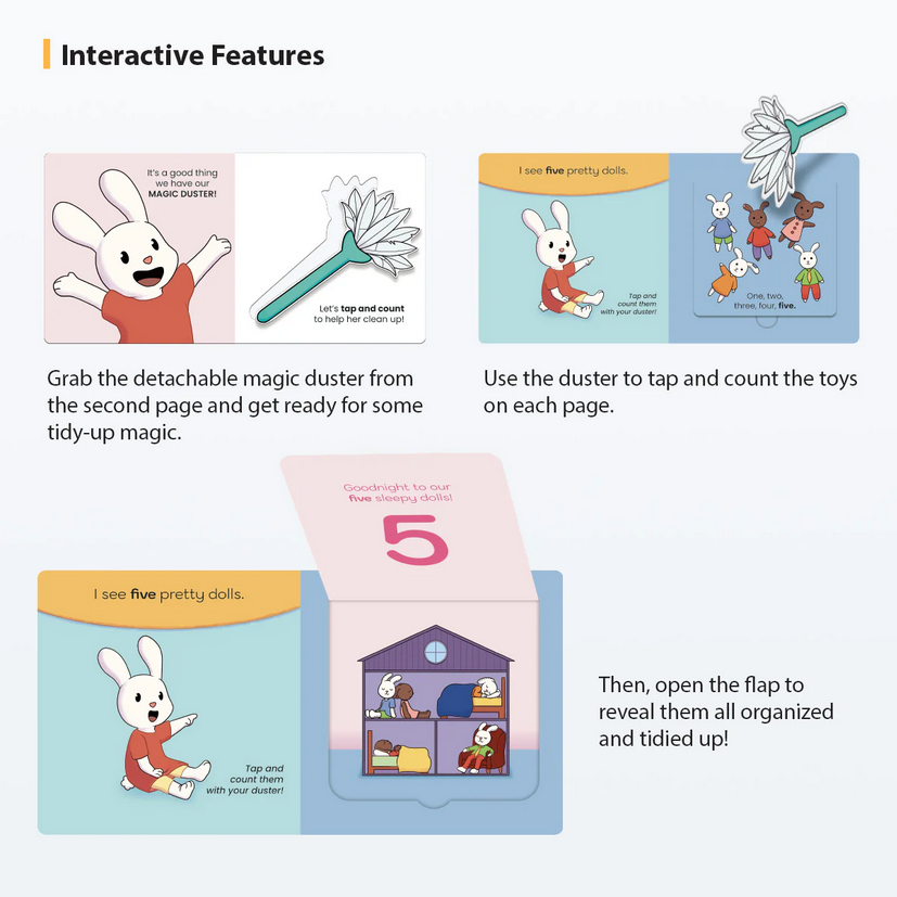 Tap! Tap! Tidy Up! Board Book