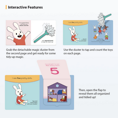 Tap! Tap! Tidy Up! Board Book